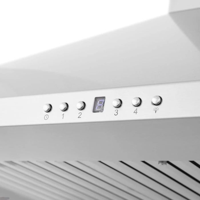 ZLINE 30" Wall Mount Range Hood in Stainless Steel with Built-in CrownSound™ Bluetooth Speakers, KF1CRN-BT-30 ZLINE Dreamwood Living