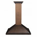 ZLINE 30" Wall Mount Range Hood with Hand-Hammered Copper Finish, 8KBH-30 ZLINE
