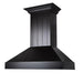 ZLINE 30" Wooden Wall Mount Range Hood in Black, KPCC-30 ZLINE
