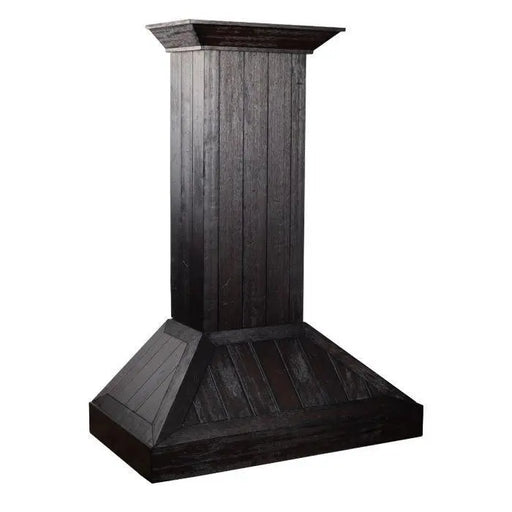 ZLINE 30" Wooden Wall Mount Range Hood in Rustic Dark, KPDD-30 ZLINE