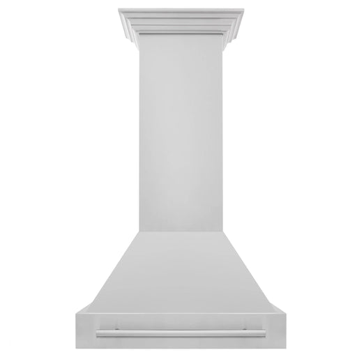 ZLINE 30" wall Mount Range Hood in Stainless Steel with Stainless Steel Handle, 8654STX-30 ZLINE Dreamwood Living