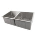 ZLINE 33" Anton Undermount Double Bowl Kitchen Sink in Stainless Steel with Bottom Grid, SR50D-33 ZLINE Dreamwood Living