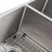 ZLINE 33" Anton Undermount Double Bowl Kitchen Sink in Stainless Steel with Bottom Grid, SR50D-33 ZLINE Dreamwood Living