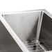 ZLINE 33" Cortina Undermount Double Bowl Kitchen Sink in Stainless Steel with Bottom Grid, SC70D-33 ZLINE Dreamwood Living