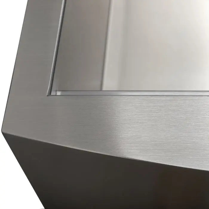 ZLINE 33" Moritz Farmhouse Apron Mount Single Bowl Kitchen Sink in Stainless Steel with Bottom Grid and Accessories, SLSAP-33 ZLINE