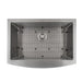 ZLINE 33" Vail Farmhouse Apron Mount Single Bowl Kitchen Sink in Stainless Steel Kitchen Sink with Bottom Grid, SAS-33 ZLINE