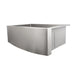 ZLINE 33" Vail Farmhouse Apron Mount Single Bowl Kitchen Sink in Stainless Steel Kitchen Sink with Bottom Grid, SAS-33 ZLINE