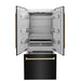 ZLINE 36" Autograph Edition Built-in Refrigerator in Black Stainless Steel with Gold Accents, RBIVZ-BS-36-G ZLINE Dreamwood Living