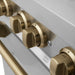 ZLINE 36" Autograph Edition Dual Fuel Range in Stainless Steel with Champagne Bronze Accent, RAZ-36-CB ZLINE