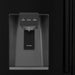 ZLINE 36" Autograph Edition Refrigerator in Black Fingerprint Resistant Stainless Steel with Gold Accents, RFMZ-W-36-BS-G ZLINE