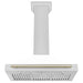 ZLINE 36" Autograph Edition Wall Mount Range Hood in DuraSnow® Stainless Steel with White Matte Shell and Gold Handle, KB4SNZ-WM36-G ZLINE Dreamwood Living