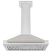 ZLINE 36" Autograph Edition Wall Mount Range Hood in Stainless Steel with Gold Handle, KB4STZ-36-G ZLINE