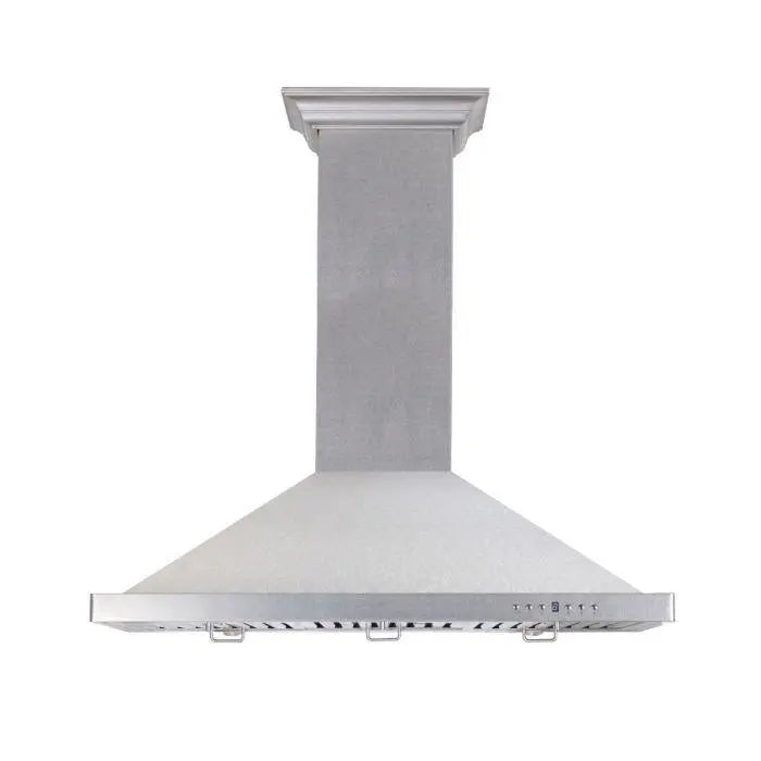 ZLINE 36" Convertible Designer Series Wall Mount Range Hood in DuraSnow® Stainless Steel, 8KBS-36 ZLINE