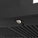 ZLINE 36" Convertible Vent Wall Mount Range Hood in Black Stainless Steel with Crown Molding, BSKENCRN-36 ZLINE