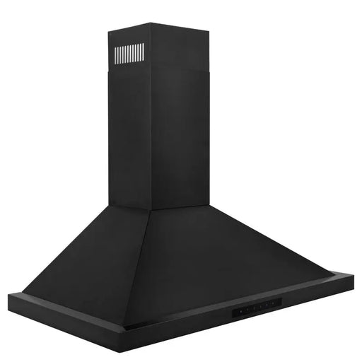 ZLINE 36" Convertible Vent Wall Mount Range Hood in Black Stainless Steel, BSKBN-36 ZLINE