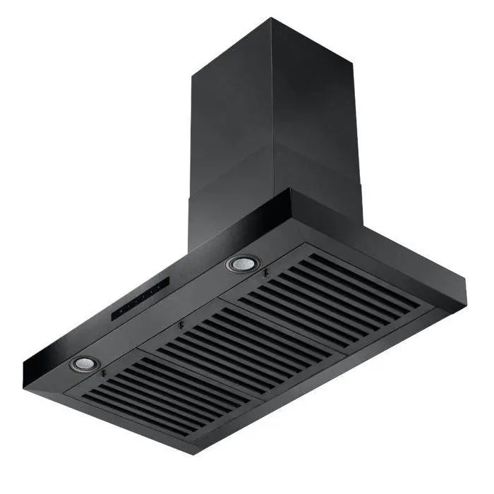 ZLINE 36" Convertible Vent Wall Mount Range Hood in Black Stainless Steel, BSKEN-36 ZLINE