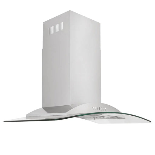 ZLINE 36" Convertible Vent Wall Mount Range Hood in Stainless Steel & Glass, KN-36 ZLINE
