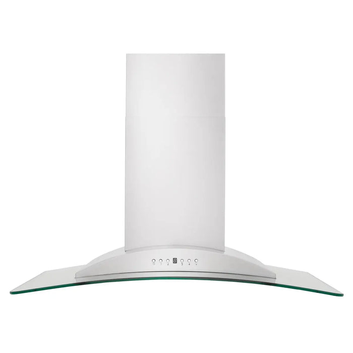 ZLINE 36" Convertible Vent Wall Mount Range Hood in Stainless Steel & Glass, KN-36 ZLINE