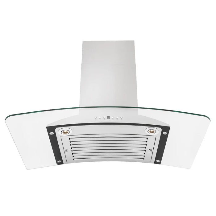 ZLINE 36" Convertible Vent Wall Mount Range Hood in Stainless Steel & Glass, KN-36 ZLINE