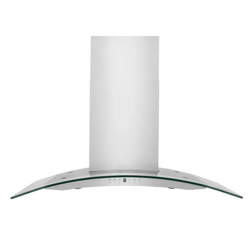 ZLINE 36" Convertible Vent Wall Mount Range Hood in Stainless Steel & Glass, KN4-36 ZLINE