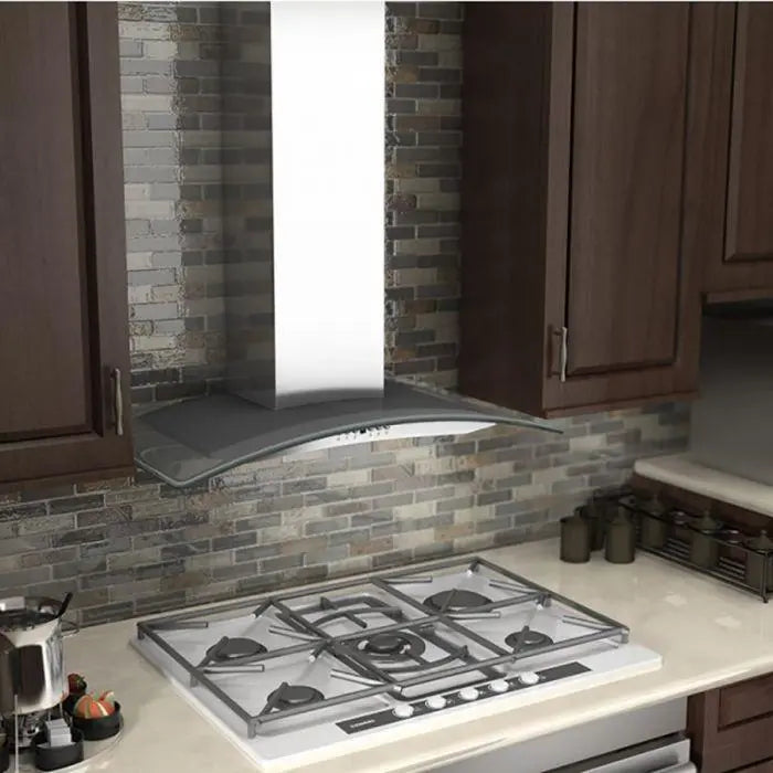 ZLINE 36" Convertible Vent Wall Mount Range Hood in Stainless Steel & Glass, KN4-36 ZLINE