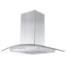 ZLINE 36" Convertible Vent Wall Mount Range Hood in Stainless Steel & Glass, KZ-36 ZLINE