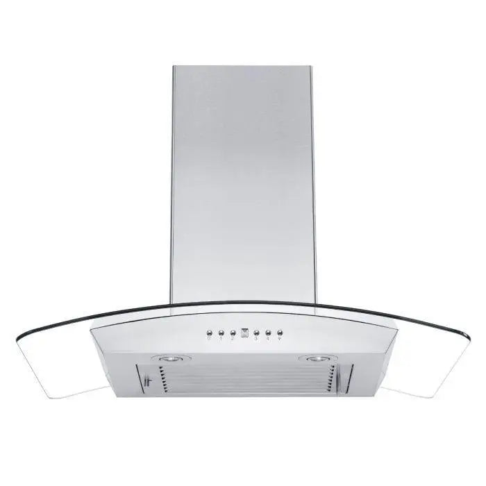 ZLINE 36" Convertible Vent Wall Mount Range Hood in Stainless Steel & Glass, KZ-36 ZLINE