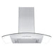 ZLINE 36" Convertible Vent Wall Mount Range Hood in Stainless Steel & Glass, KZ-36 ZLINE