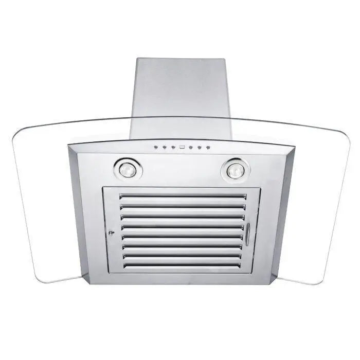 ZLINE 36" Convertible Vent Wall Mount Range Hood in Stainless Steel & Glass, KZ-36 ZLINE