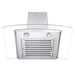 ZLINE 36" Convertible Vent Wall Mount Range Hood in Stainless Steel & Glass, KZ-36 ZLINE