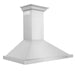 ZLINE 36" Convertible Vent Wall Mount Range Hood in Stainless Steel with Crown Molding, KBCRN-36 ZLINE