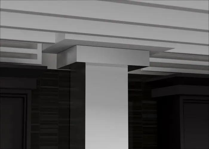 ZLINE 36" Convertible Vent Wall Mount Range Hood in Stainless Steel with Crown Molding, KECRN-36 ZLINE