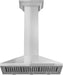 ZLINE 36" Convertible Vent Wall Mount Range Hood in Stainless Steel with Crown Molding, KL2CRN-36 ZLINE