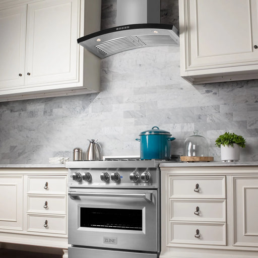 ZLINE 36" Convertible Vent Wall Mount Range Hood in Stainless Steel, KN6-36 ZLINE