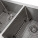 ZLINE 36" Courchevel Farmhouse Apron Mount Double Bowl Kitchen Sink in Stainless Steel with Bottom Grid (Out of Stock), SA60D-36 ZLINE