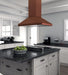 ZLINE 36" Designer Series Island Mount Range Hood in Copper Finish, 8KL3iC-36 ZLINE Dreamwood Living