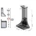 ZLINE 36" Designer Series Wall Mount Range Hood in DuraSnow® Stainless Steel, 8632S-36 ZLINE Dreamwood Living