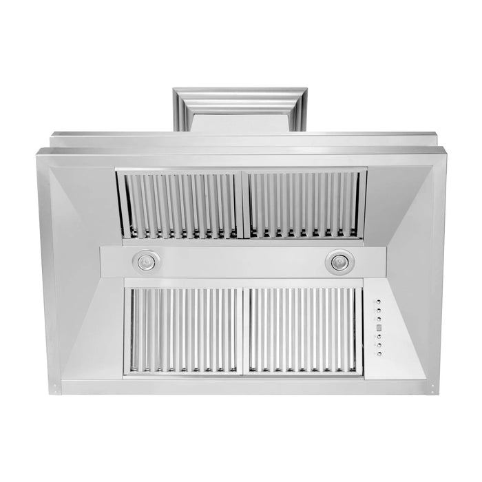 ZLINE 36" Designer Series Wall Mount Range Hood in DuraSnow® Stainless Steel, 8656S-36 ZLINE