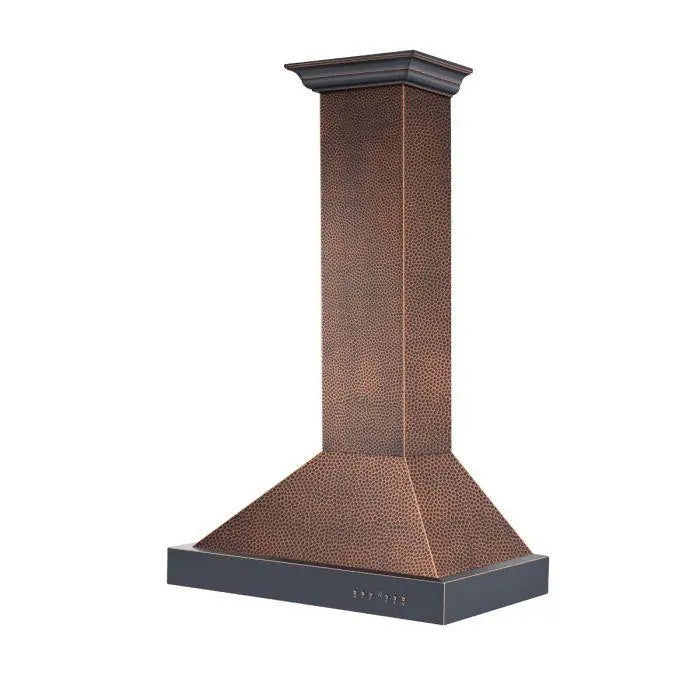 ZLINE 36" Designer Series Wall Mount Range Hood in Hand-Hammered Copper, KB2-HBXXX-36 ZLINE