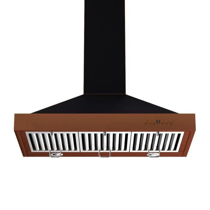 ZLINE 36" Designer Series Wall Mount Range Hood in Oil-Rubbed Bronze with Copper Accents, KB2-BCXXX-36 ZLINE Dreamwood Living