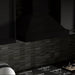 ZLINE 36" Designer Series Wooden Wall Mount Range Hood in Black with Crown Molding, KBCC-36 ZLINE