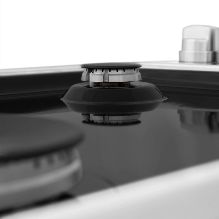 ZLINE 36" Dropin Cooktop with 6 Gas Burners and Black Porcelain Top, RC36-PBT ZLINE