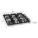 ZLINE 36" Dropin Cooktop with 6 Gas Burners in Stainless Steel, RC36 ZLINE