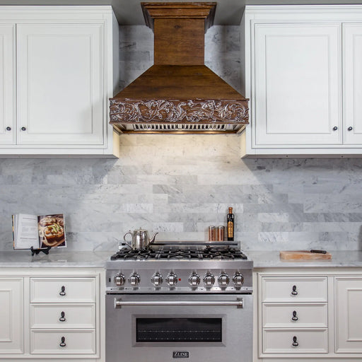 ZLINE 36" Dual Fuel Range in Stainless Steel with DuraSnow® Finish Door, RA-SN-36 ZLINE