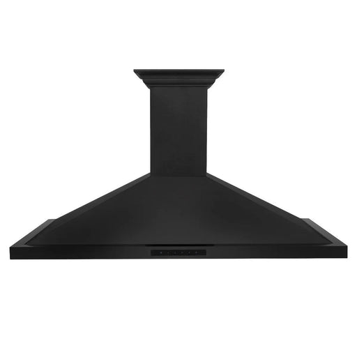 ZLINE 36" Ducted Wall Mount Range Hood in Black Stainless Steel with Crownsound BlueTooth Crown Molding, BSKBNCRN-BT-36 ZLINE Dreamwood Living