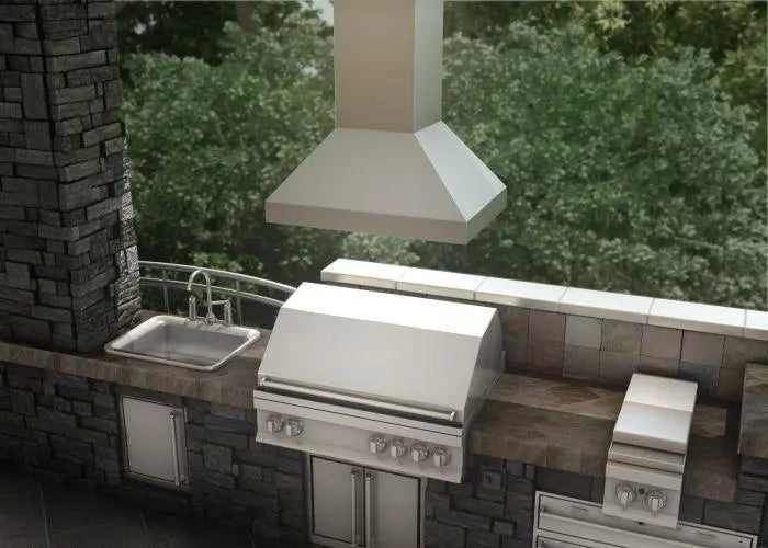 ZLINE 36" Ducted Wall Mount Range Hood in Outdoor Approved Stainless Steel, 597i-304-36 ZLINE