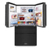 ZLINE 36" French Door Refrigerator and Water Filter in Black Stainless Steel, RFM-W-WF-36-BS ZLINE Dreamwood Living