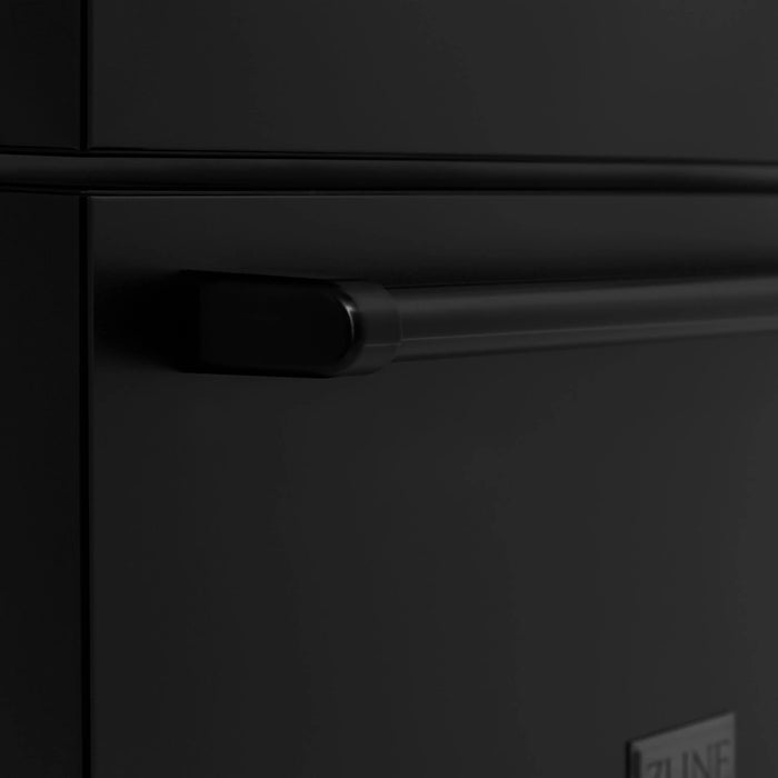 ZLINE 36" French Door Refrigerator in Black Stainless Steel, RFM-36-BS ZLINE