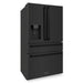 ZLINE 36" French Door Refrigerator in Fingerprint Resistant Black Stainless Steel, RFM-W-36-BS ZLINE