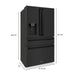 ZLINE 36" French Door Refrigerator in Fingerprint Resistant Black Stainless Steel, RFM-W-36-BS ZLINE